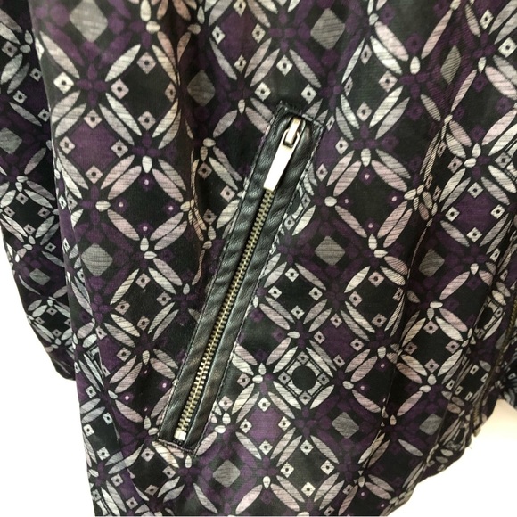 CJ Banks Women’s Jacket Bomber? Zipper Pockets Lined Soft Comfy Silky - Picture 6 of 11